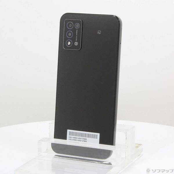 【中古】ZTE Libero 5G III 64GB ブラック ZESBY3 Y!mobile SIMフリー 【368-ud】