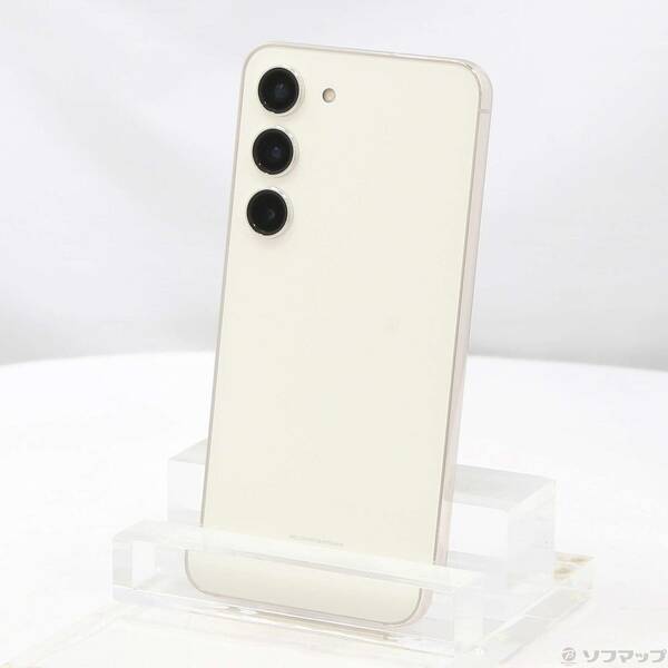【中古】SAMSUNG(サムスン) Galaxy S23 256GB クリーム SM-S911C 楽天 SIMフリー 【344-ud】