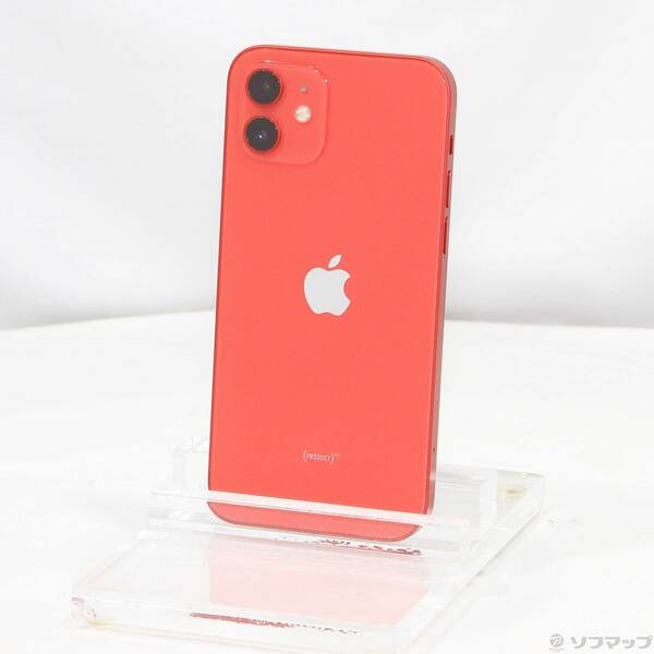 【中古】Apple(アップル) iPhone12 256GB プロダクトレッド MGJ23J/A SIMフリー 【269-ud】
