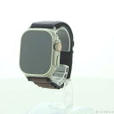 【中古】Apple(アップル) 〔展示品〕 Apple Watch Ultra 2 GPS + Cellular 49mm チタニウムケース インディゴアルパイ...