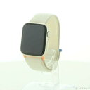 【中古】Apple(アップル) 〔展示品〕 Apple Watch SE 第2世代 GPS 40mm スターライトアルミニウムケース スターライトスポーツループ...