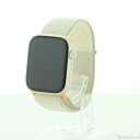 【中古】Apple(アップル) 〔展示品〕 Apple Watch Series 9 GPS 45mm スターライトアルミニウムケース スターライトスポーツルー...