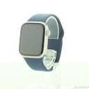 【中古】Apple(アップル) 〔展示品〕 Apple Watch Series 9 GPS + Cellular 41mm シルバーステンレススチールケース ...