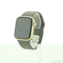 【中古】Apple(アップル) 〔展示品〕 Apple Watch Series 9 GPS + Cellular 41mm ゴールドステンレススチールケース ...