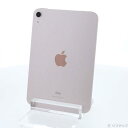 【中古】Apple(アップル) iPad mini 第6世代 64GB ピンク MLWL3J/A Wi-Fi 【348-ud】