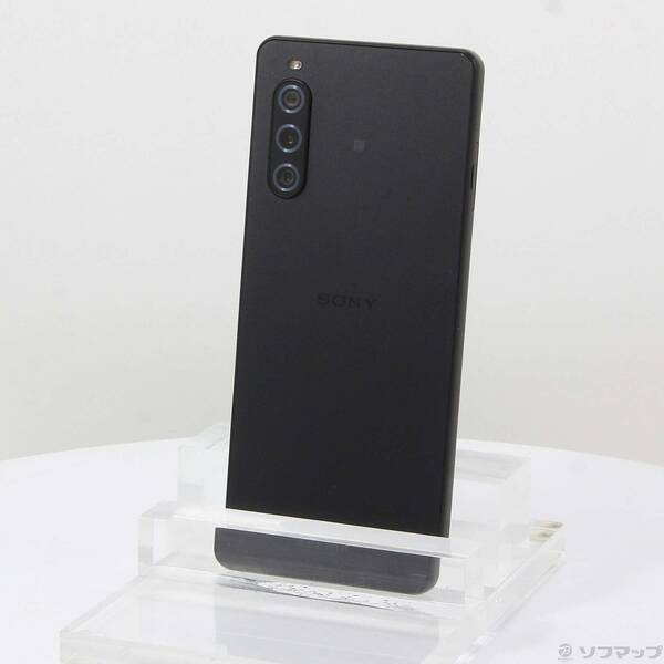 【中古】SONY(ソニー) Xperia 10 V 128GB ブラック SOSAY2 Softbank SIMフリー 〔ネットワーク利用制限▲〕 【344-ud】