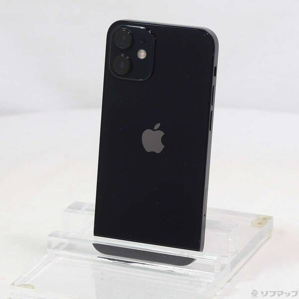 【中古】Apple(アップル) iPhone12 mini 128GB ブラック MGDJ3J/A SIMフリー 【368-ud】