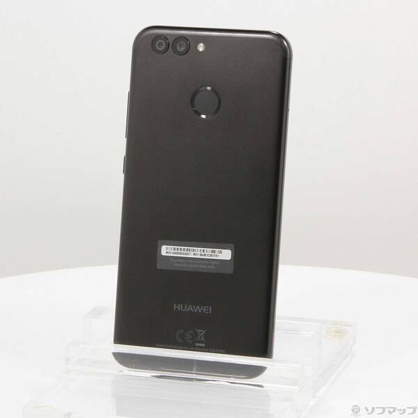 【中古】HUAWEI(ファーウェイ) HUAWEI nova2 64GB グラファイトブラック HWU33SKU UQ mobile SIMフリー 【258-ud】