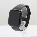 【中古】Apple(アップル) Apple Watch Series 10 GPS 42mm ジェットブラックアルミニウムケース ブラックスポーツバンド 【26...