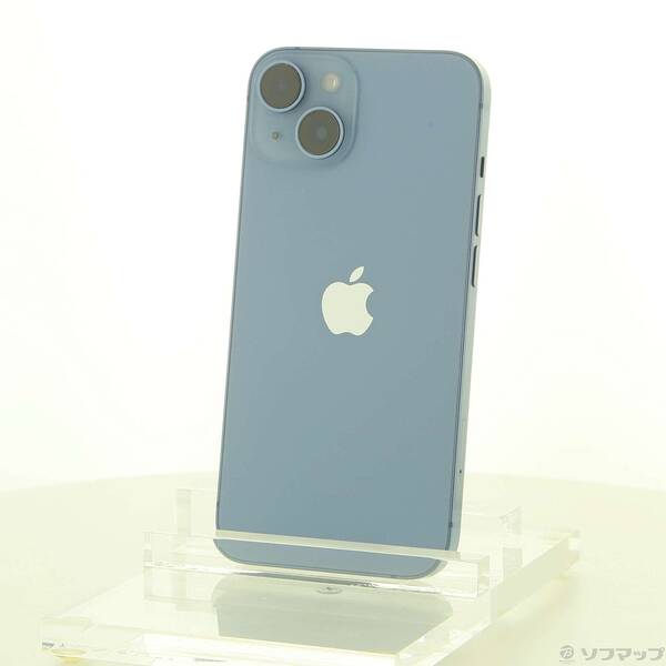【中古】Apple(アップル) iPhone14 128GB ブルー 3L237J/A SIMフリー 【198-ud】