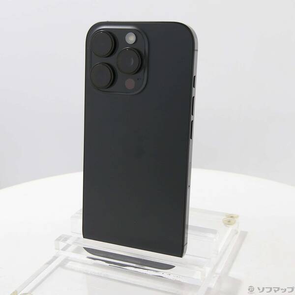 【中古】Apple(アップル) iPhone16 Pro 256GB ブラックチタニウム MYN03J/A SIMフリー 【349-ud】