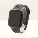 【中古】Apple(アップル) Apple Watch Series 7 Nike GPS 45mm ミッドナイトアルミニウムケース アンスラサイト/ブラックN...