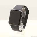 【中古】Apple(アップル) Apple Watch Series 3 GPS 42mm スペースグレイアルミニウムケース ブラックスポーツバンド 【276-...