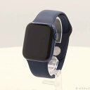 【中古】Apple(アップル) Apple Watch Series 6 GPS 40mm ブルーアルミニウムケース ディープネイビースポーツバンド 【349-...