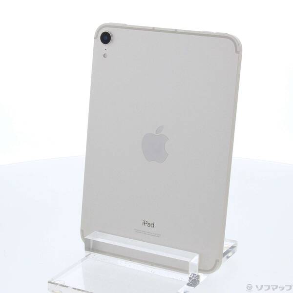 【中古】Apple(アップル) iPad mini 第6世代 256GB スターライト MK8H3J/A docomoロック解除SIMフリー 【297-ud】