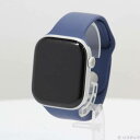 【中古】Apple(アップル) Apple Watch Series 10 GPS 46mm シルバーアルミニウムケース デニムスポーツバンド 【344-ud】