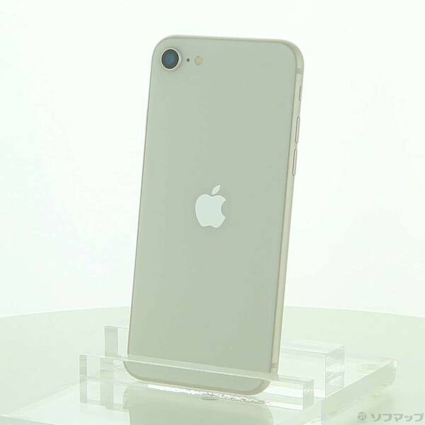 【中古】Apple(アップル) iPhone SE 第3世代 64GB スターライト MMYD3J/A SIMフリー 【344-ud】