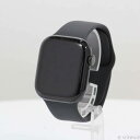 【中古】Apple(アップル) Apple Watch Series 10 GPS 42mm ジェットブラックアルミニウムケース ブラックスポーツバンド 【34...