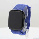 【中古】Apple(アップル) Apple Watch Series 10 GPS 46mm ジェットブラックアルミニウムケース ウルトラマリンスポーツループ ...