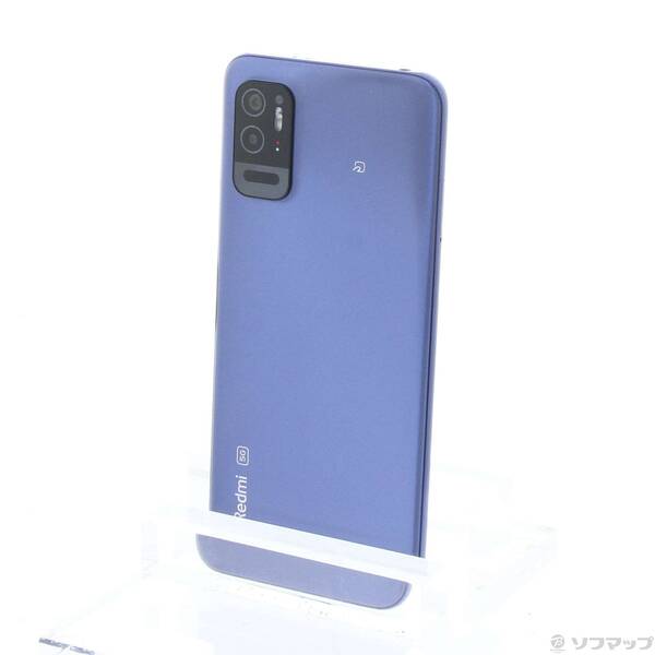 【中古】Xiaomi(シャオミ) Redmi Note 10T 64GB ナイトタイムブルー XMSAC1 Softbank SIMフリー 【349-ud】