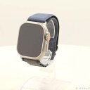 【中古】Apple(アップル) Apple Watch Ultra 2 GPS + Cellular 49mm チタニウムケース ブルーアルパインループ 【26...