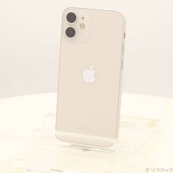 【中古】Apple(アップル) iPhone12 mini 128GB ホワイト MGDM3J／A SIMフリー 【349-ud】