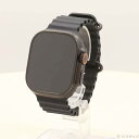 【中古】Apple(アップル) Apple Watch Ultra 2 GPS + Cellular 49mm ブラックチタニウムケース ブラックオーシャンバン...