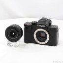 【中古】Panasonic(パナソニック) LUMIX G100D Kキット 標準ズームレンズキット DC-G100DK-K 【381-ud】