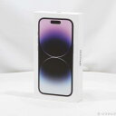 【中古】Apple(アップル) iPhone14 Pro 256GB ディープパープル MQ1E3J/A SIMフリー 【344-ud】