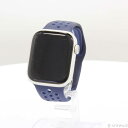 【中古】Apple(アップル) Apple Watch Series 7 Nike GPS 45mm スターライトアルミニウムケース ミッドナイトネイビー/ミス...