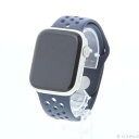 【中古】Apple(アップル) Apple Watch Series 7 Nike GPS 45mm スターライトアルミニウムケース ミッドナイトネイビー/ミス...