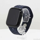 【中古】Apple(アップル) Apple Watch Series 7 Nike GPS 45mm ミッドナイトアルミニウムケース ミッドナイトネイビー/ミス...