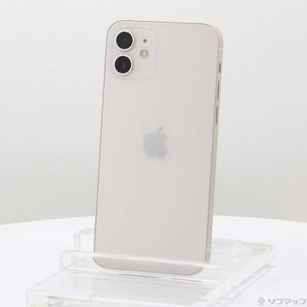 【中古】Apple(アップル) iPhone12 64GB ホワイト MGHP3J/A SIMフリー 【381-ud】