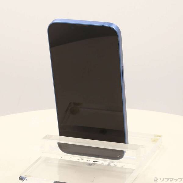【中古】Apple(アップル) iPhone13 256GB ブルー MLNM3J／A SIMフリー 【305-ud】