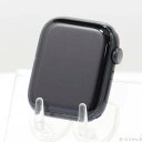【中古】Apple(アップル) Apple Watch Series 9 GPS 45mm ミッドナイトアルミニウムケース バンド無し 【377-ud】
