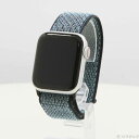 【中古】Apple(アップル) Apple Watch Series 5 Nike GPS + Cellular 40mm シルバーアルミニウムケース ワールド...