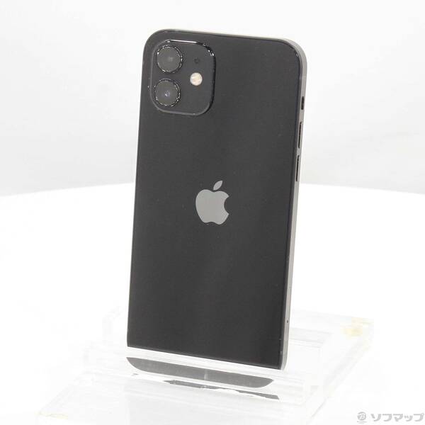 【中古】Apple(アップル) iPhone12 128GB ブラック MGHU3J/A SIMフリー 【258-ud】