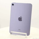 【中古】Apple(アップル) iPad mini 第6世代 64GB パープル MK7R3J/A Wi-Fi 【251-ud】(2)