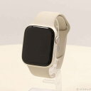 【中古】Apple(アップル) Apple Watch Series 7 GPS + Cellular 45mm スターライトアルミニウムケース スターライトス...