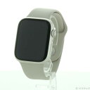 【中古】Apple(アップル) Apple Watch Series 7 GPS + Cellular 45mm スターライトアルミニウムケース スターライトス...
