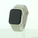 【中古】Apple(アップル) Apple Watch Series 7 GPS 41mm スターライトアルミニウムケース スターライトスポーツバンド 【348...