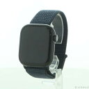 【中古】Apple(アップル) Apple Watch Series 10 GPS 42mm ジェットブラックアルミニウムケース インクスポーツループ 【377...