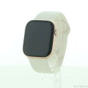 【中古】Apple(アップル) Apple Watch Series 10 GPS 42mm ローズゴールドアルミニウムケース ライトブラッシュスポーツバンド ...