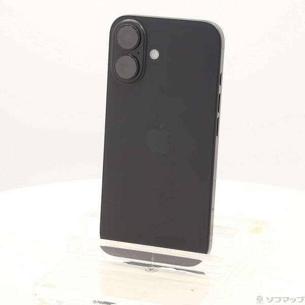 【中古】Apple(アップル) iPhone16 256GB ブラック MYDW3J/A SIMフリー 【348-ud】