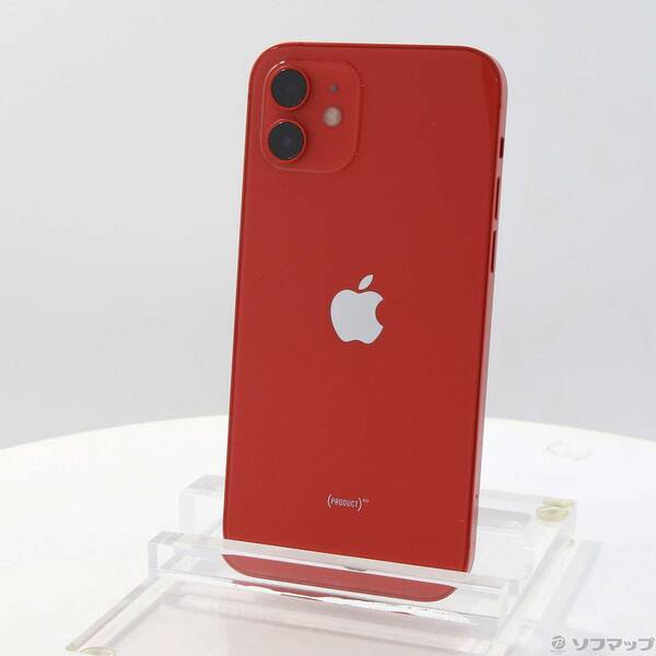 【中古】Apple(アップル) iPhone12 64GB プロダクトレッド MGHQ3J/A SIMフリー 【247-ud】