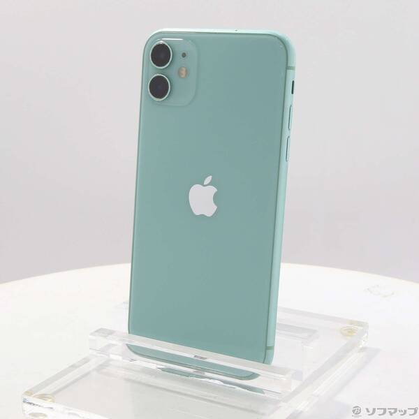 【中古】Apple(アップル) iPhone11 128GB グリーン MHDN3J/A SIMフリー 【276-ud】