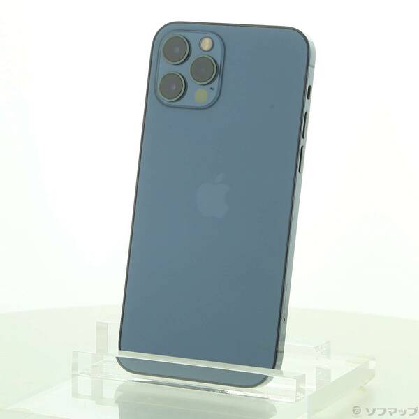 【中古】Apple(アップル) iPhone12 Pro 128GB パシフィックブルー MGM83J/A SIMフリー 【344-ud】
