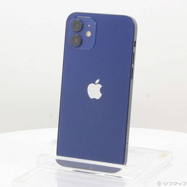 【中古】au iPhone12 256GB ブルー MGJ33J/A SIMフリー 【344-ud】
