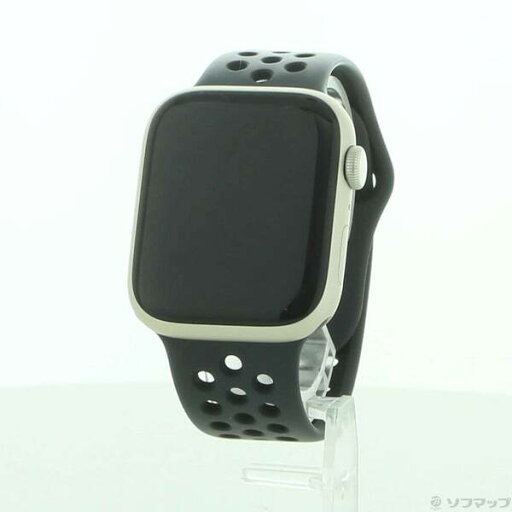 【中古】Apple(アップル) Apple Watch Series 7 Nike GPS 45mm スターライトアルミニウムケース ピュアプラチナム/ブラックNikeスポーツバンド 【344-ud】 【中古】Apple(アップル) Apple Watch Series 7 Nike GPS 45mm スターライトアルミニウムケース ピュアプラチナム/ブラックNikeスポーツバンド 【344-ud】