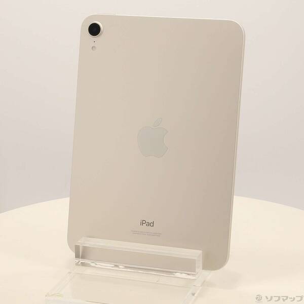 【中古】Apple(アップル) iPad mini 第6世代 64GB スターライト MK7P3J/A Wi-Fi 【295-ud】